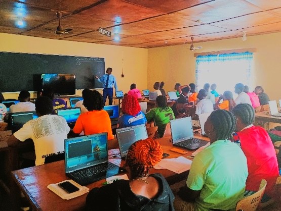 Preparing Leaders for Liberia and Beyond computer lab adjusted